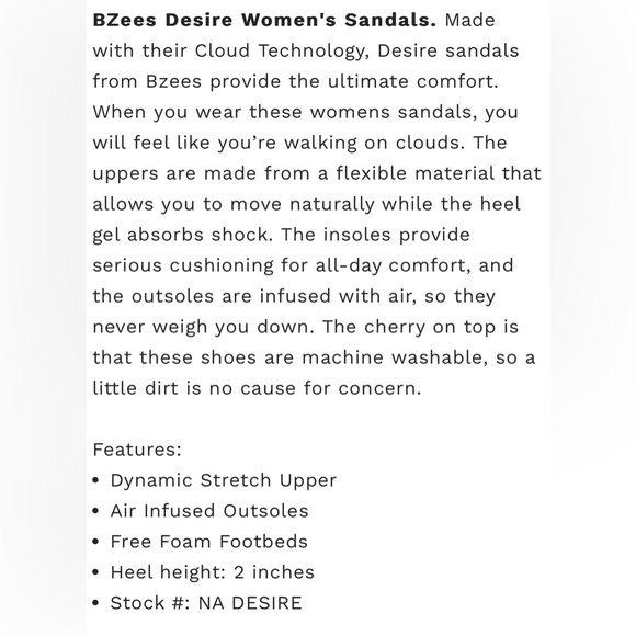 Bzees Desire light weight slide on wedges - Picture 13 of 14